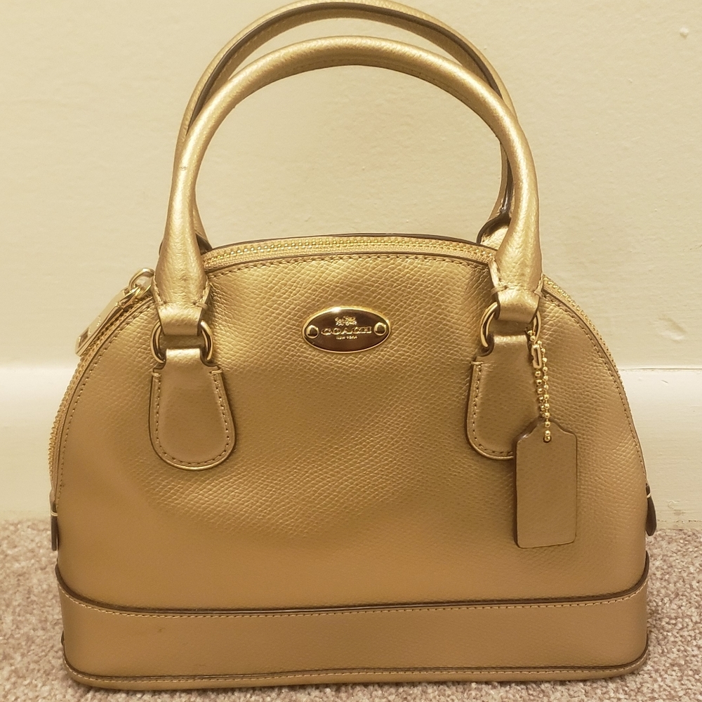 Coach Mini Cora Domed Satchel